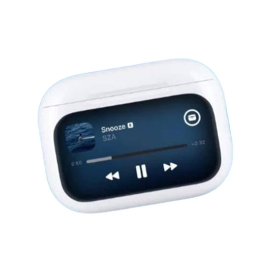 A9 AirPods Pro 2 LCD Display with ANC/ENC Feature Extra Bass with Lanyard and Buzzer Sound